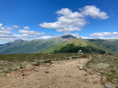 Mount Pierce looking at Eisenhower and Washington 
